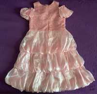 Пильно-рожеве святкове плаття для дівчинки 104 розмір