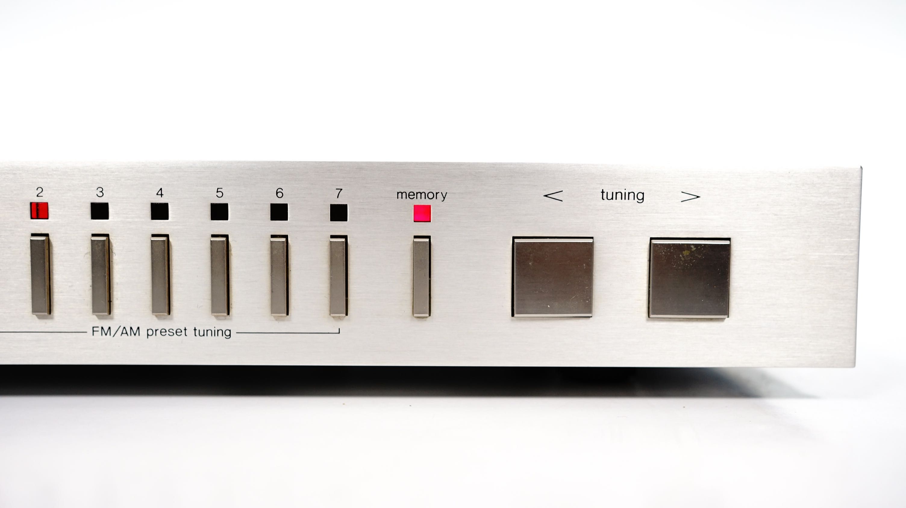 Retro tuner radiowy TECHNICS ST-S3 Vintage 1980r. FM AM * Alu