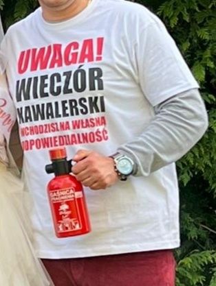 Koszula na wieczór kawalerski dla Pana Młodego lub goscia