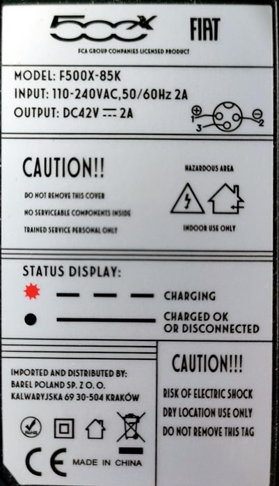 Hoverboard FIAT Balance Scooter F500 X 8.5