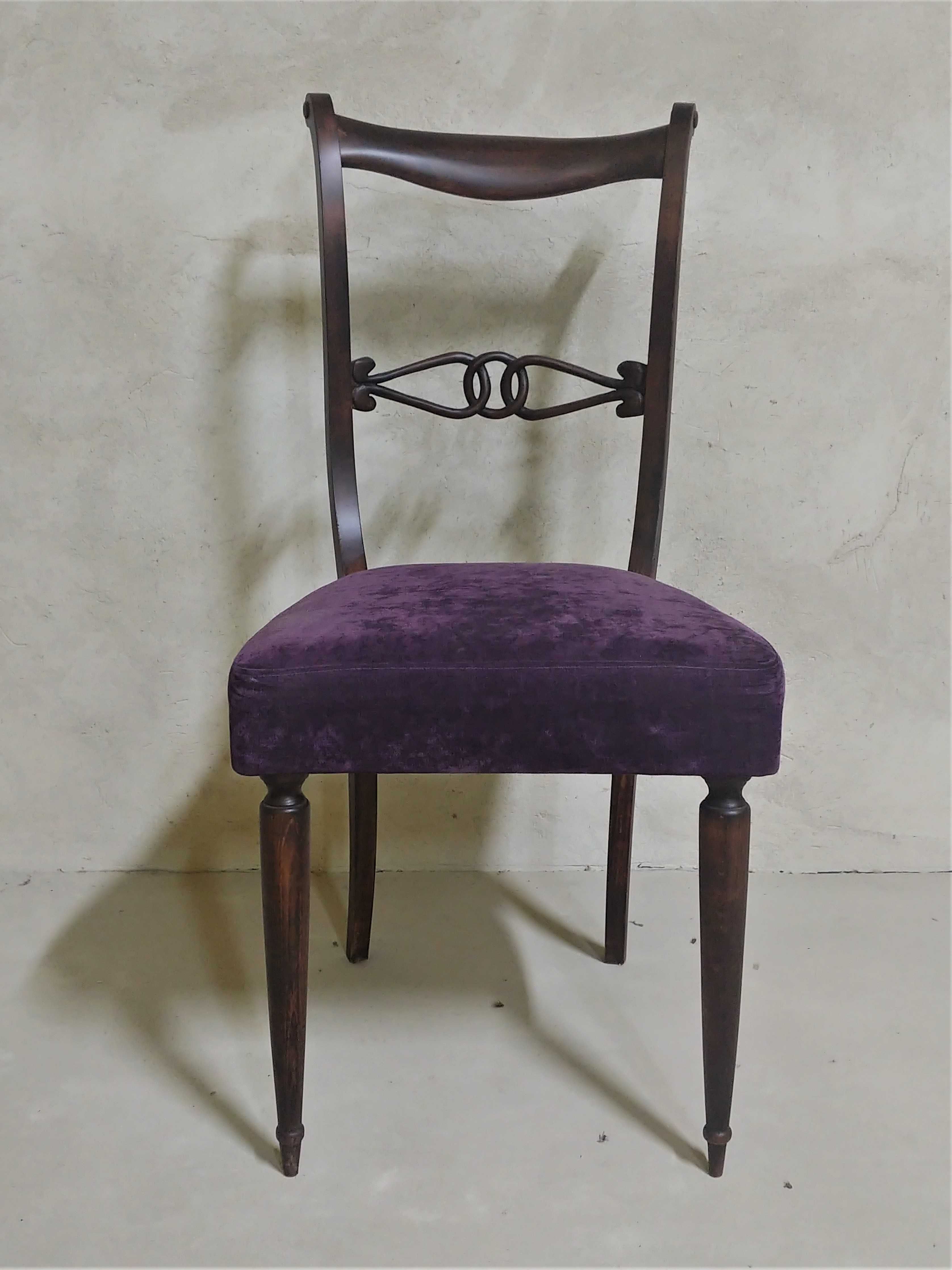 Krzesła drewniane tapicerowane