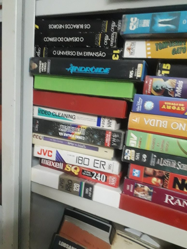 Set de vhs, para colecção