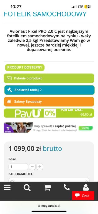 Dwa foteliki samochodowe