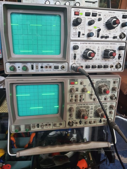 Осцилограф двуканальний 20МГц. HAMEG.