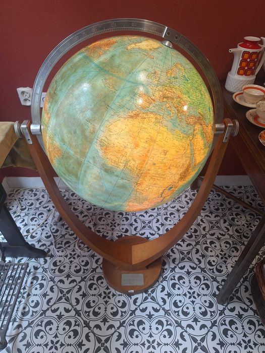 Globus Columbus lata 50 te szklany ogromny