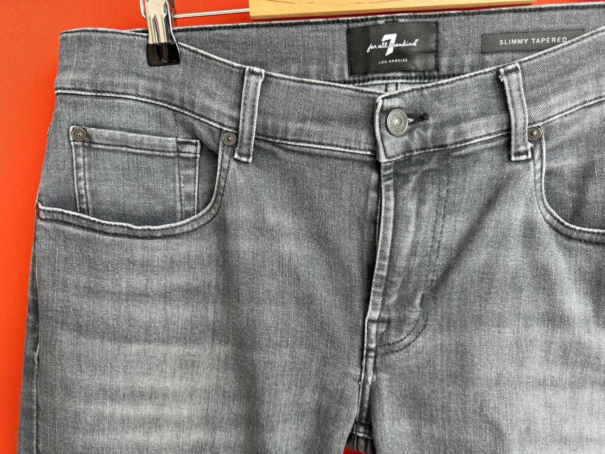 7 For All Mankind оригинал мужские джинсы штаны размер 34 Б У