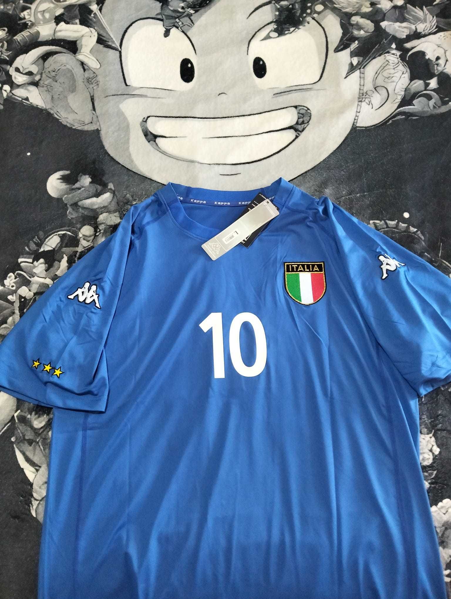 camisola kappa italia totti 10 tamanho L