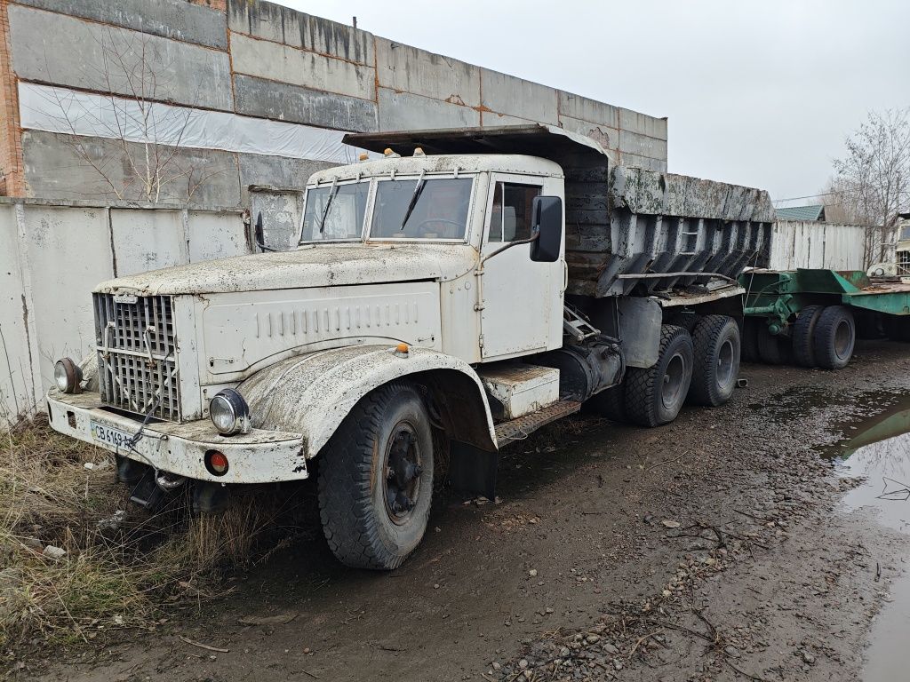 КРАЗ 256Б1 (самосвал) + Трал, 1992 р.в.
