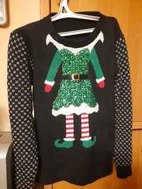 Жіночий новорічний светер