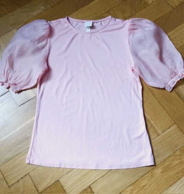 Zestaw Bluzka Sinsay Sukienka jeansowa na szelkach CROPP S 36