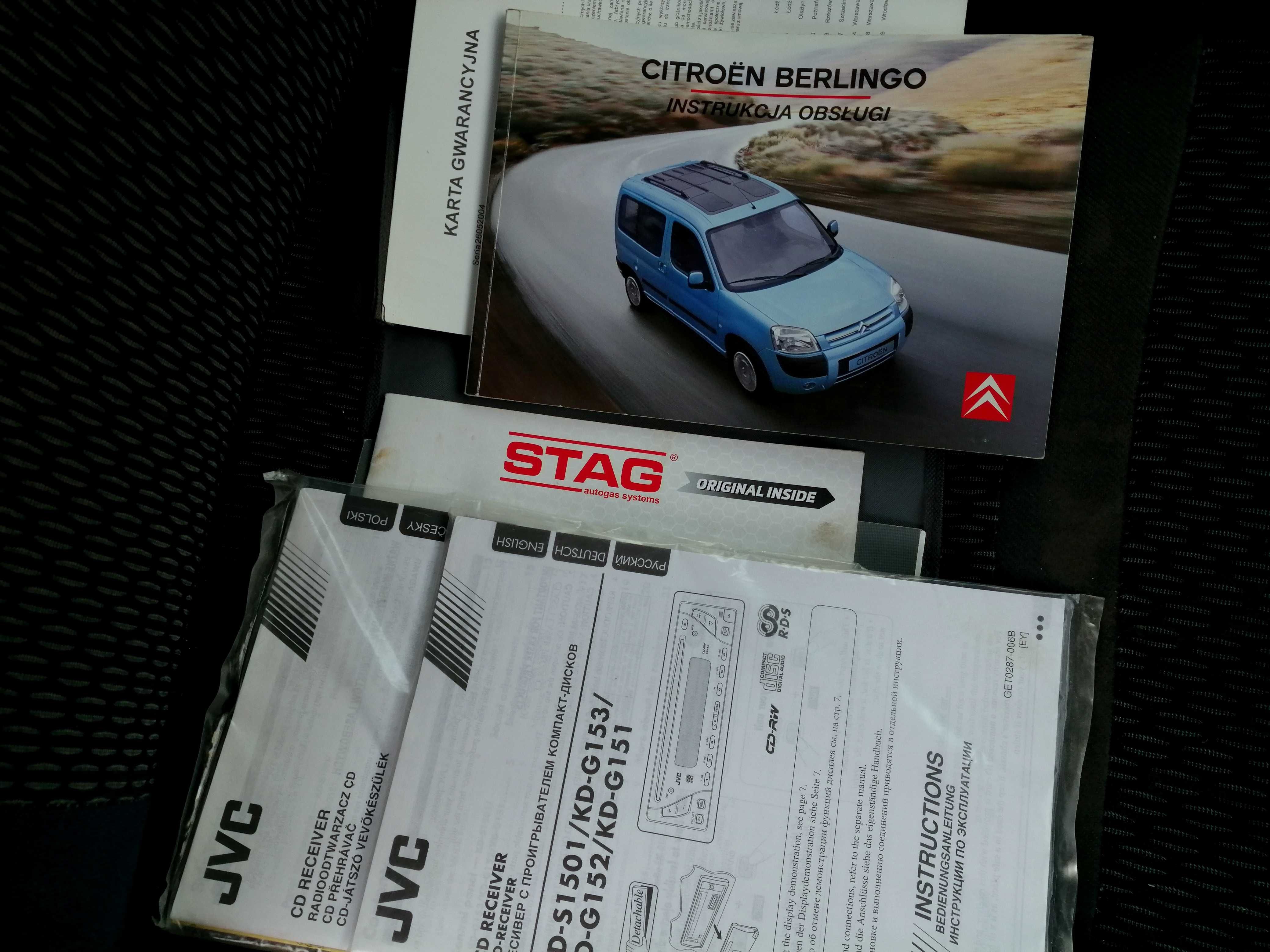 Citroen Berlingo 1,4LIFT 90KM GAZ SEKWENCJA Komputer ALUFELGI Salon PL