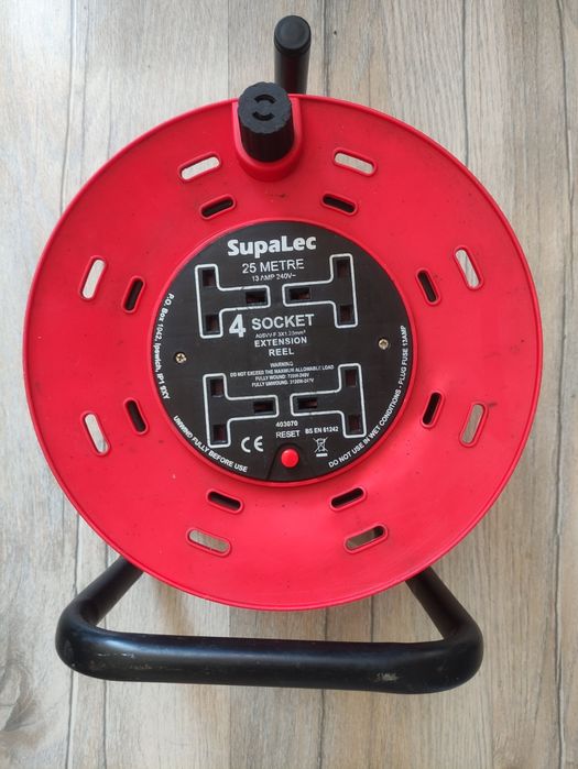 Przedłużacz bębnowy 25 metrów sprawny