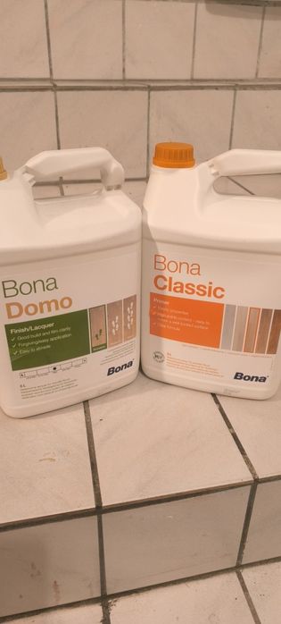 Lakier do parkietu Bona Domo zestaw