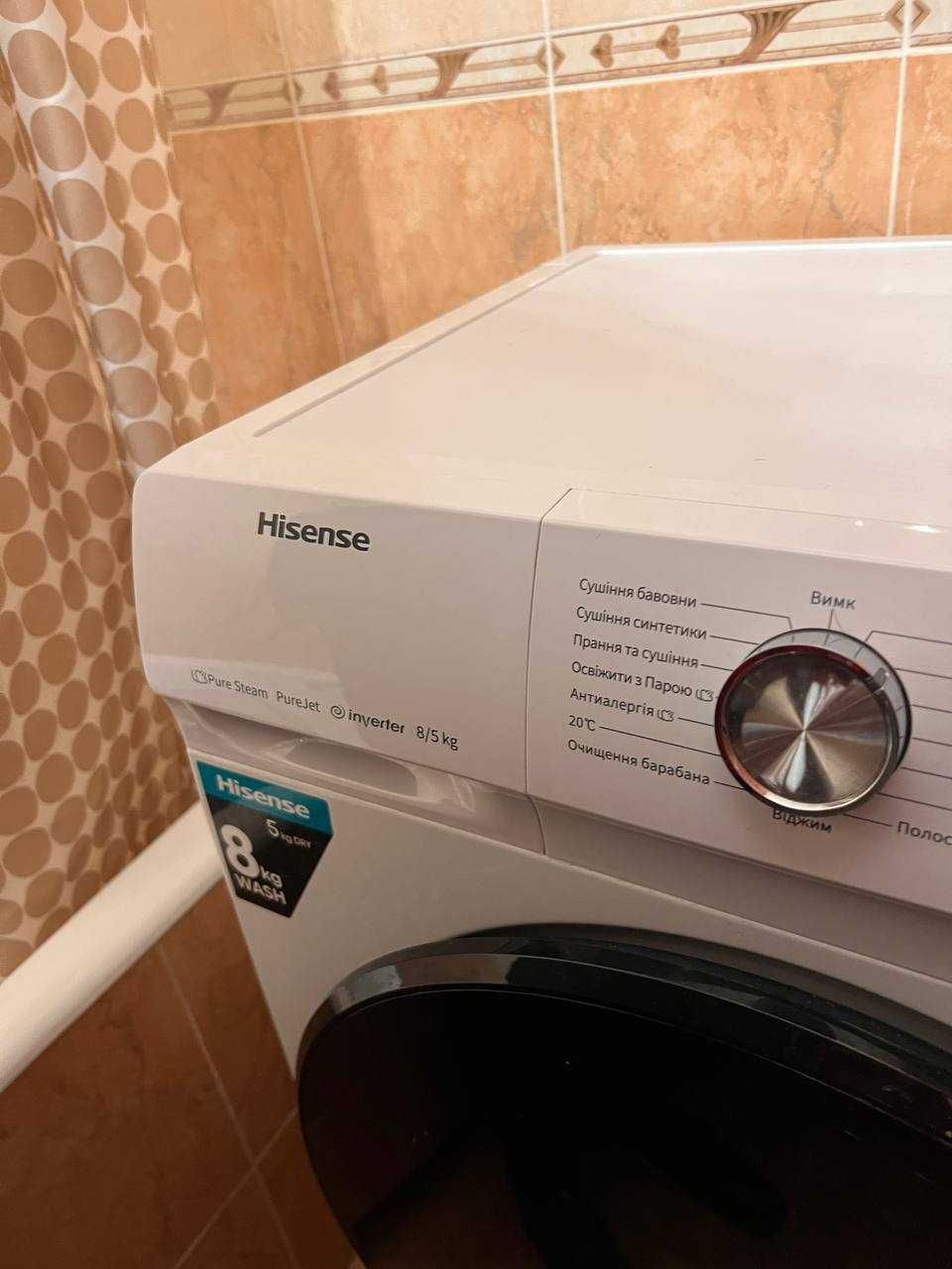 Прально-сушильна машина Hisense WDQA8014EVJM/UA