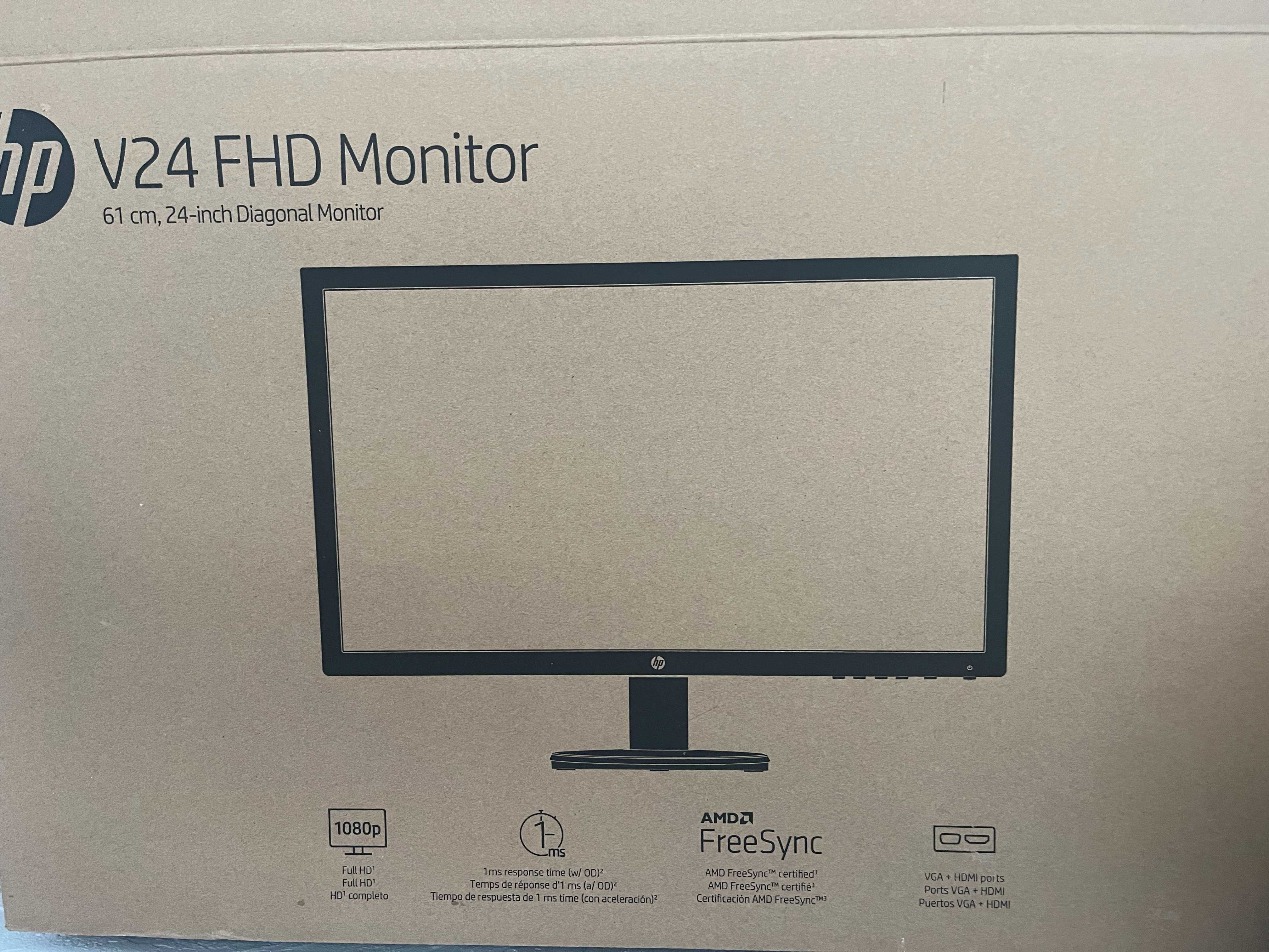 HP monitor por Labtop 24in diagonal