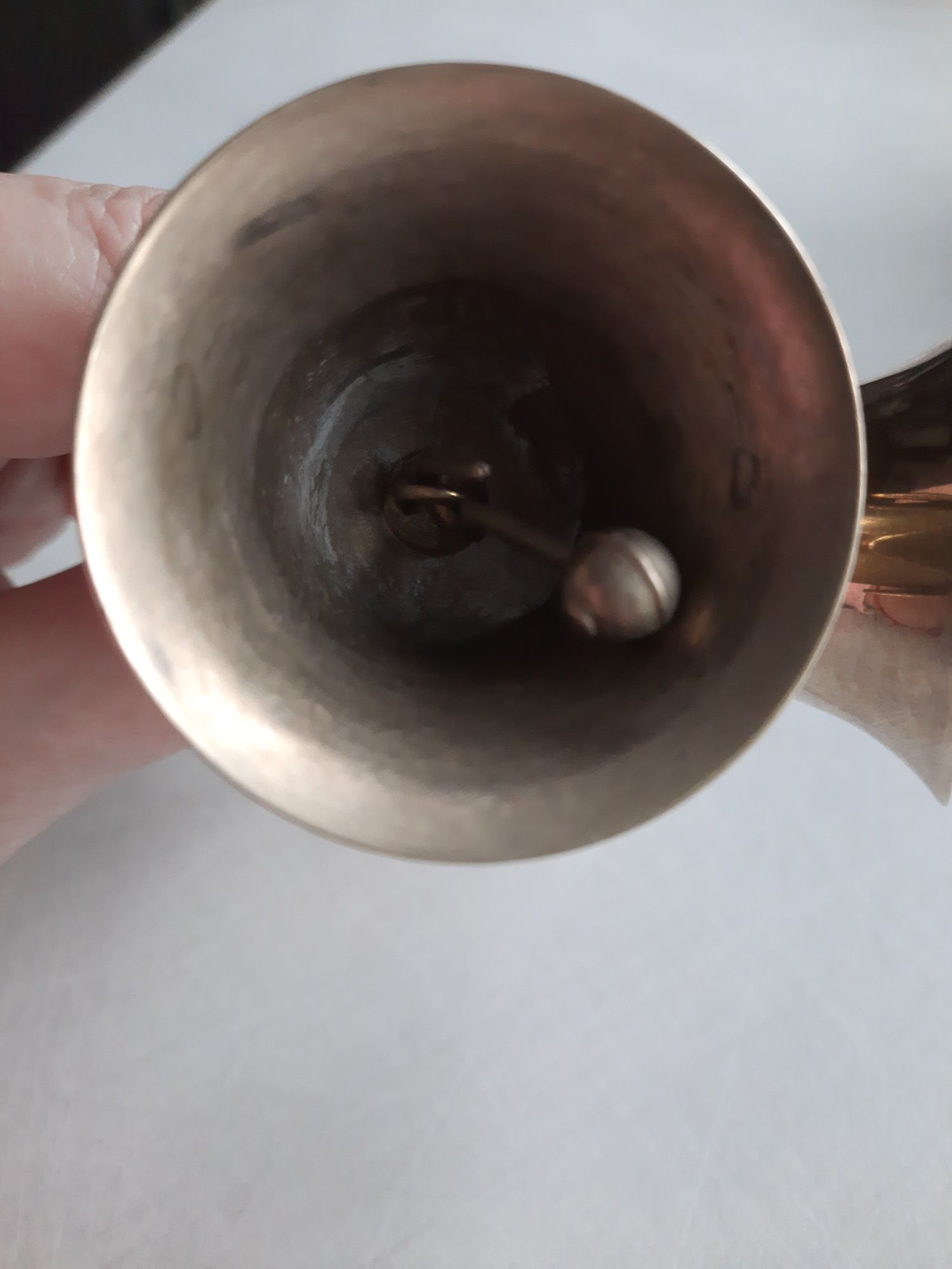 Podwójny dzwonek z mosiądzu vintage