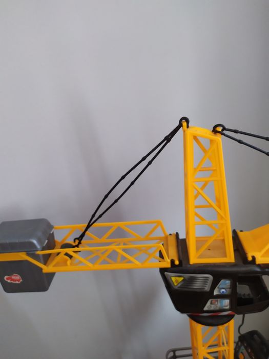 Żuraw dźwig zabawka 120 cm sterowany pilotem używany stan bardzo dobry