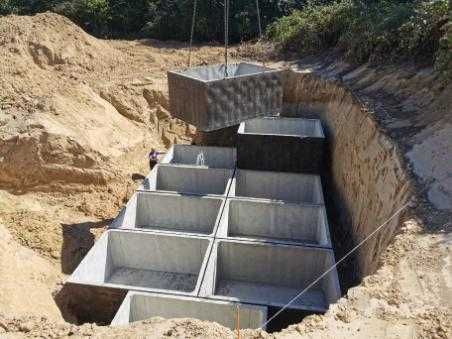 Zbiornik na deszczówkę, przeciwpożarowy szambo betonowe szamba 10m3
