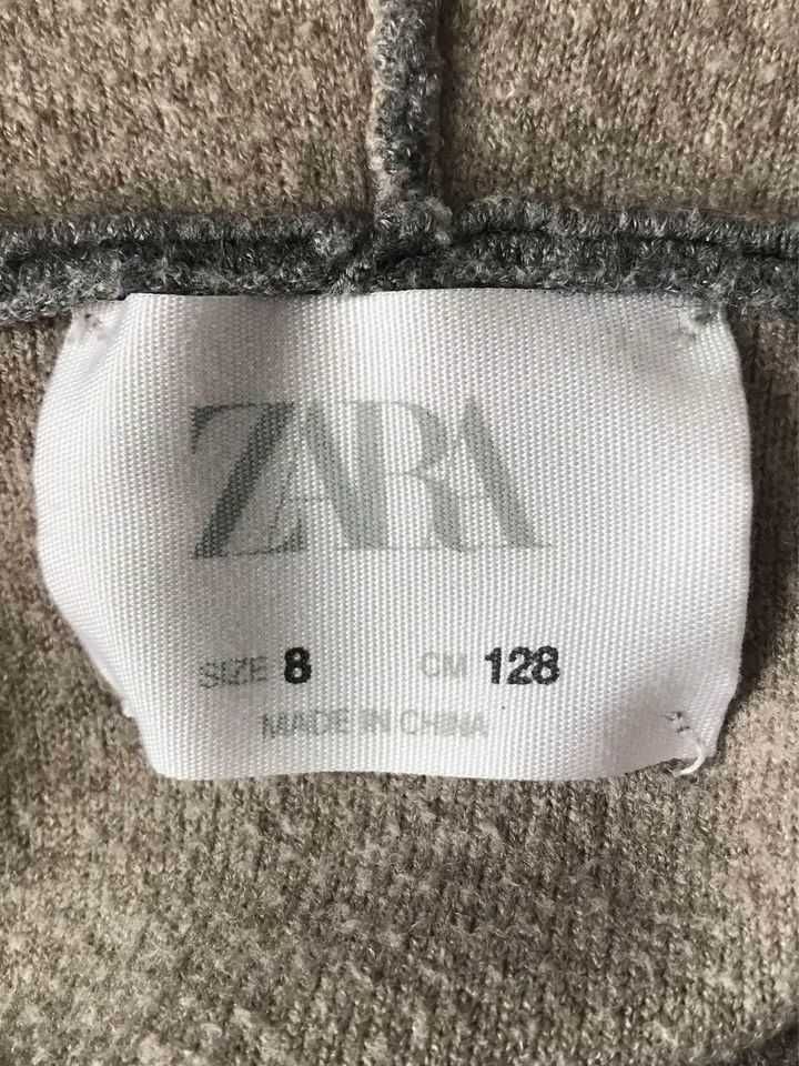 Sweterek z kapturem ZARA 128 cm