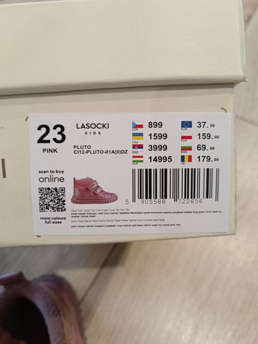 Trzewiki Buty ocieplane Lasocki Kids 23