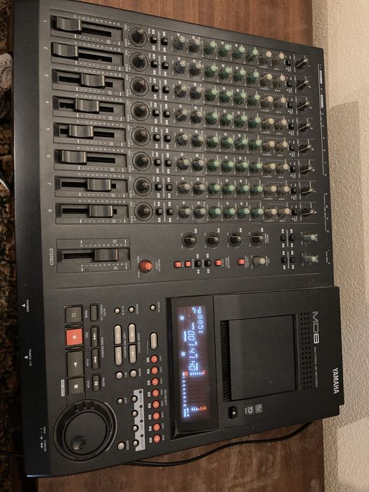 Mesa gravaçao 8 track Yamaha MD8