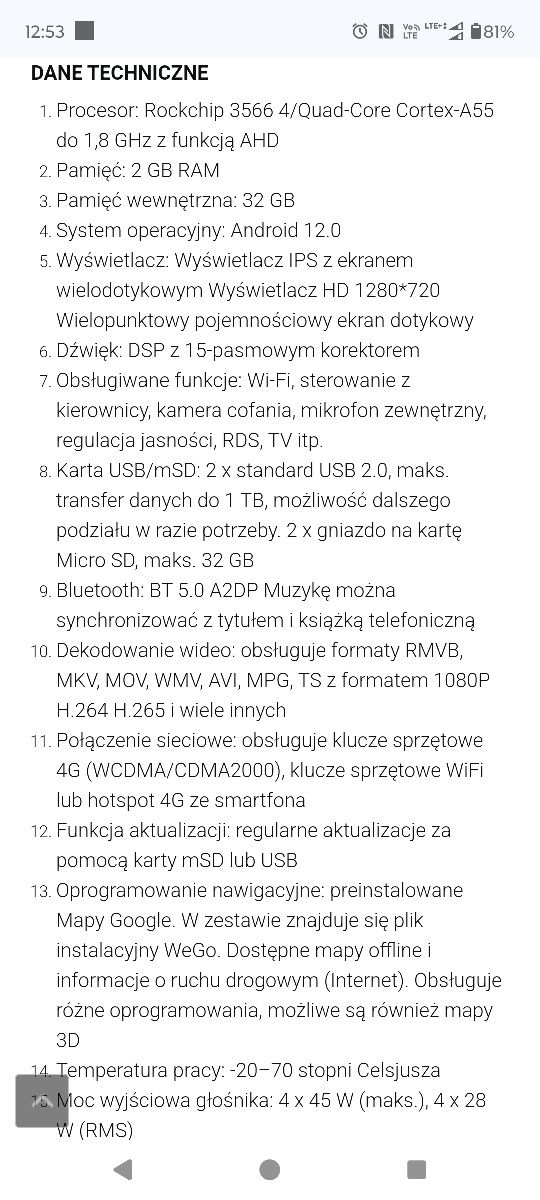 Vw Skoda - Radio 2-din Android 12 M.I.C. Navi Carplay, AndroidAuto 32g