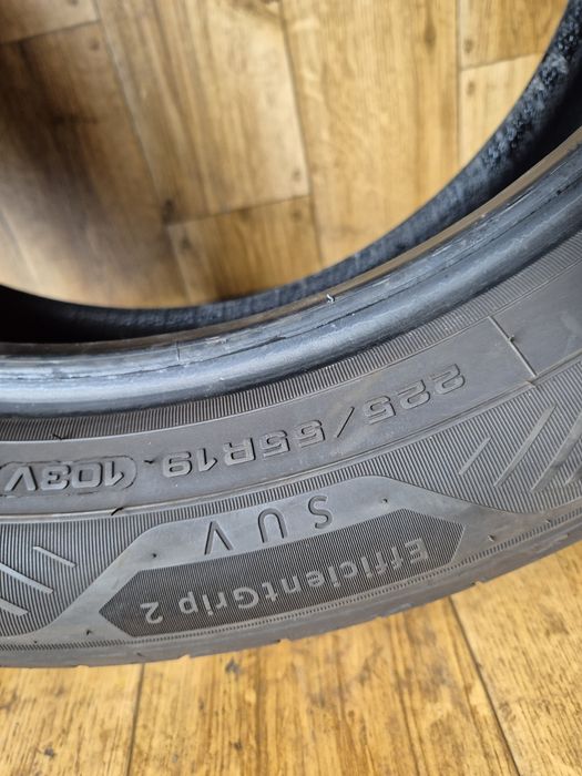 225/55/19 Good Year para Lato 5,8mm 22r