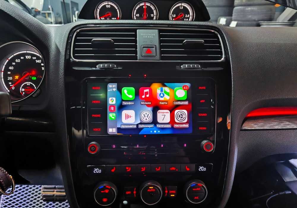 Магнитола VW Composition Media NEW PQ Golf Passat Jetta Apple CarPlay