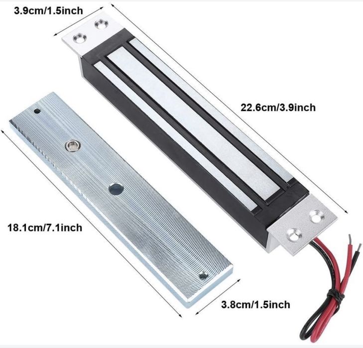 Zamek elektromagnetyczny 280kg