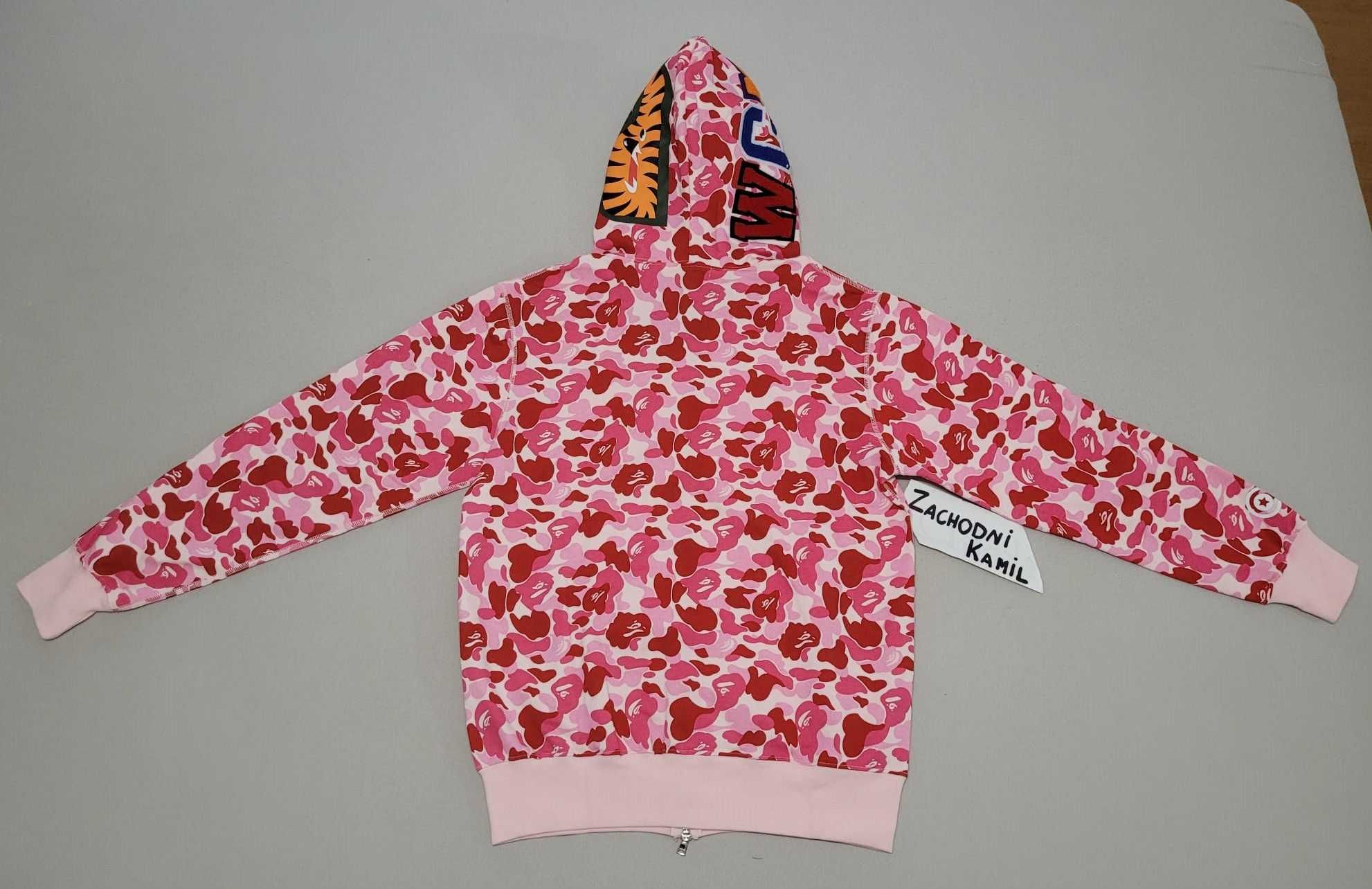 Bluza Bape Shark Różowe Camo - rozmiar M
