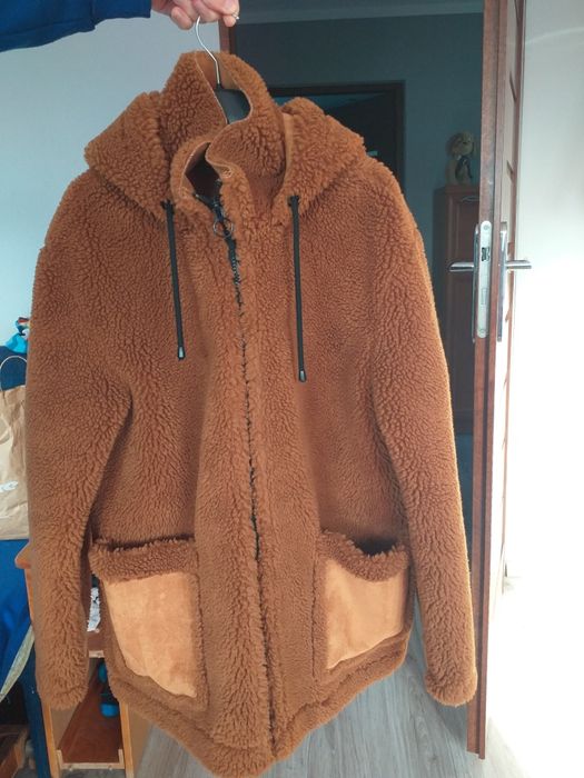 Topshop kozuszek baranek brązowy roz 44