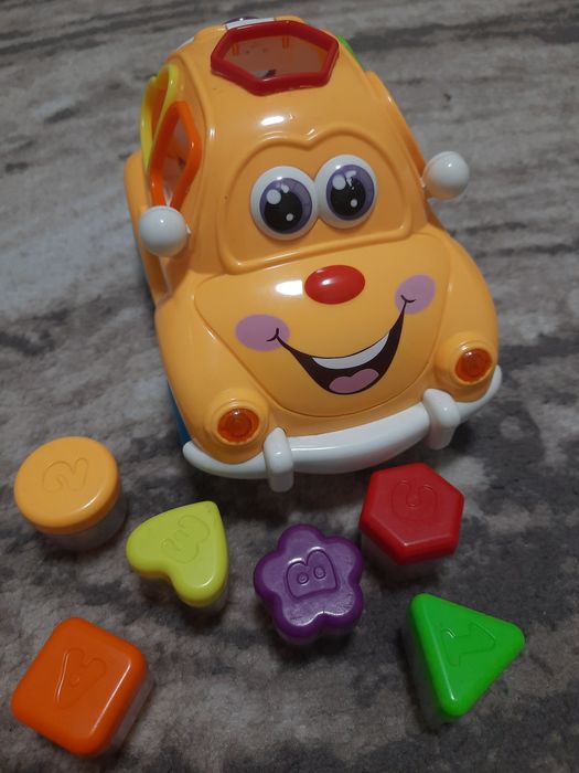 Музыкальная машинка сортер паровозик томас конструктор и полиция