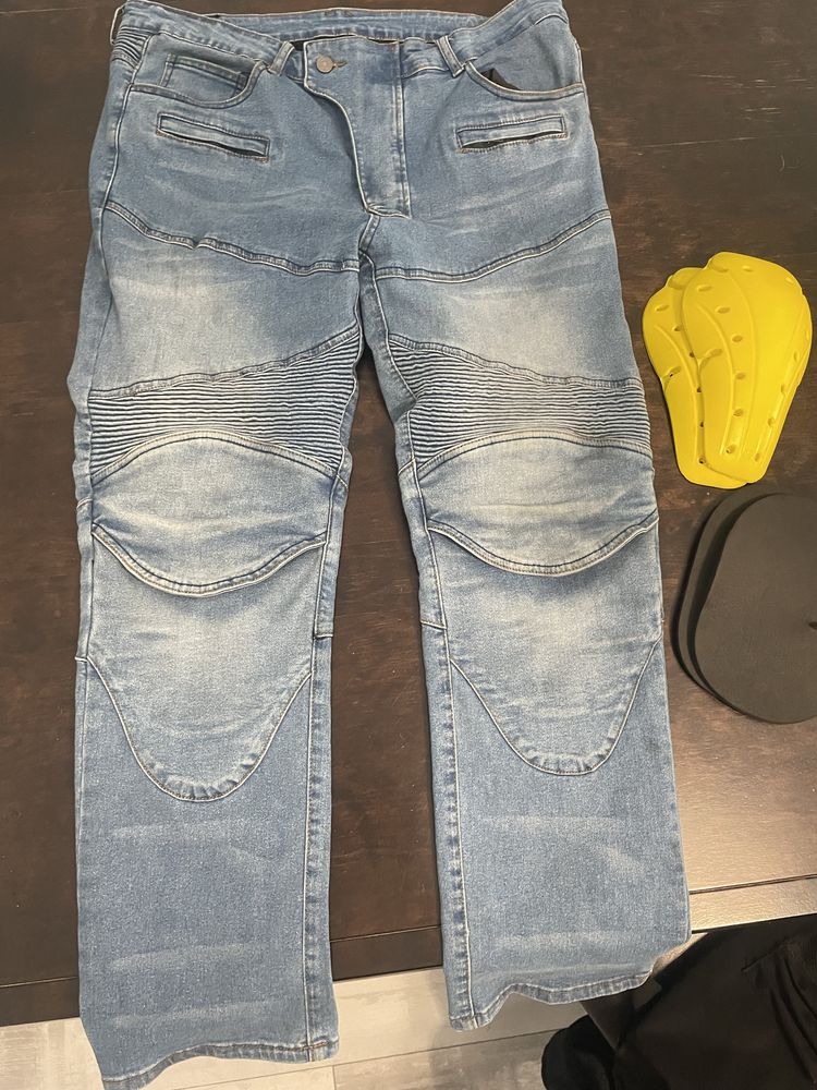 Spodnie motocyklowe jeans