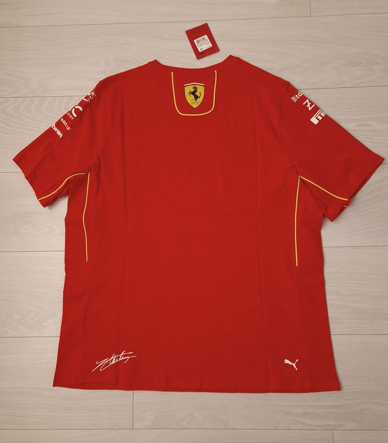 koszulka Charles Leclerc, Scuderia Ferrari 2024, F1, Formula 1, Puma