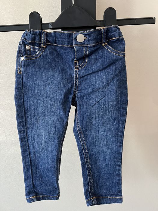Lily&Jack elastyczne spodnie dżinsowe jeansowe rurki zara r. 6-12 mc