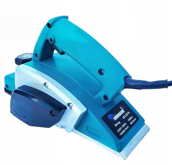 Strug elektryczny do drewna heblarka hebel stolarski 1800W +walizka