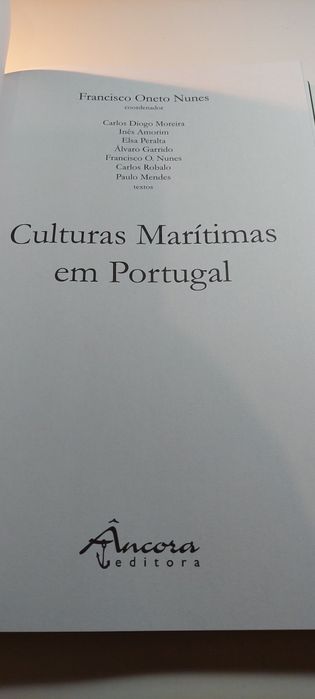 Culturas Maritimas em Portugal - Francisco Oneto Nunes