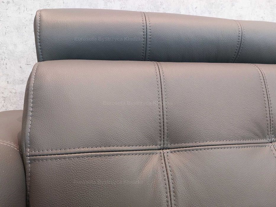 Kanapa 3os z funkcją spania + fotel włoska skóra naturalna