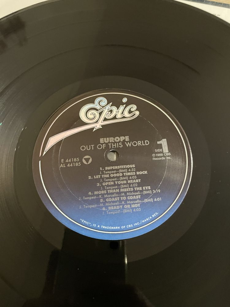 Europe out of this world USA LP EX