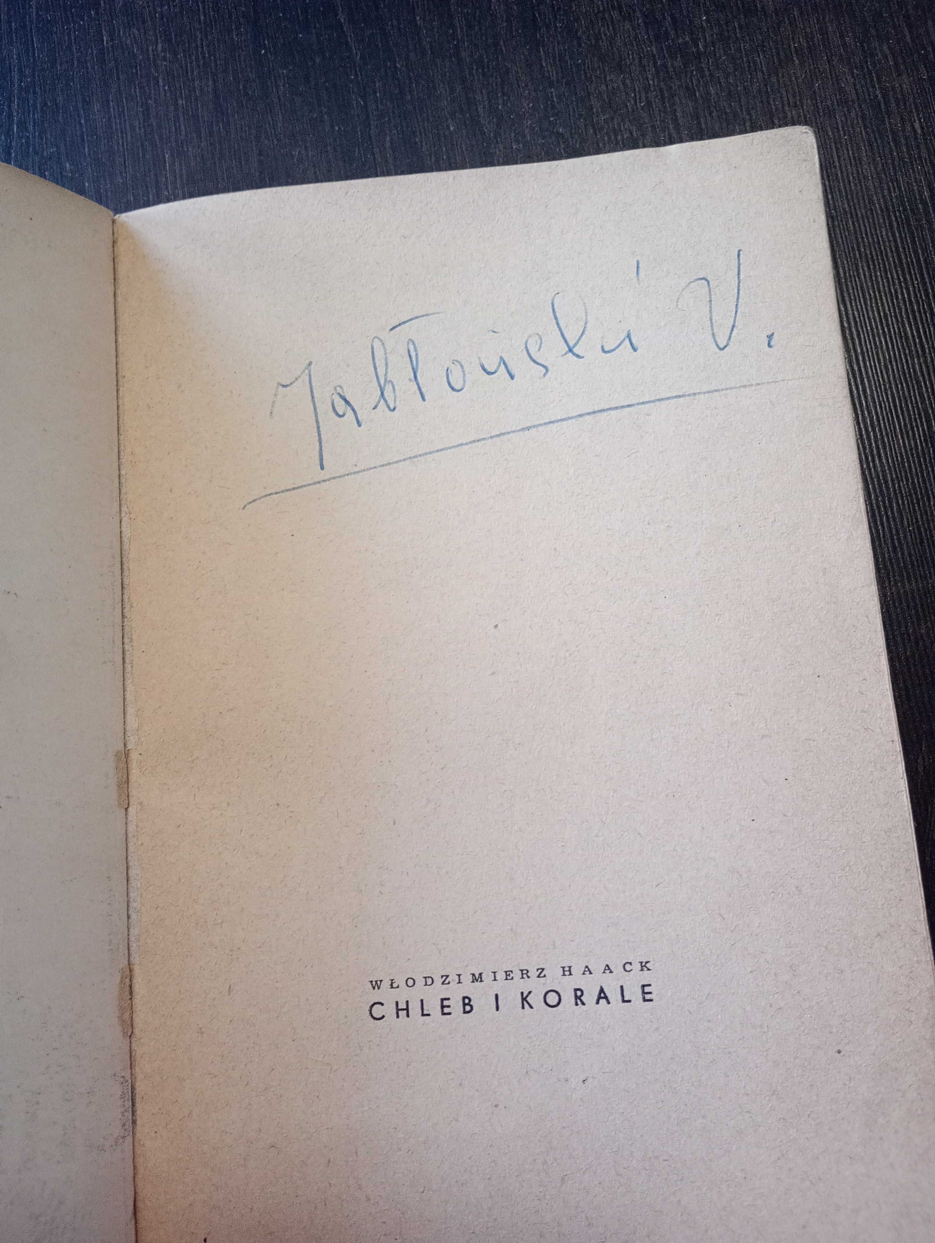 Chleb i korale Włodzimierz Haack