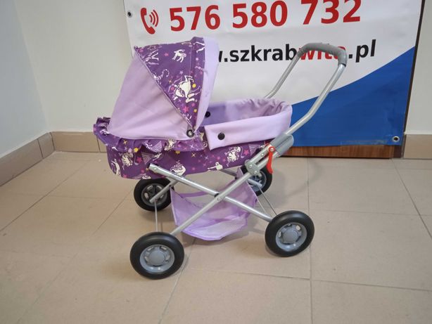 Wózek dla lalek polskiej produkcji lalkowy zabawka gondolowy