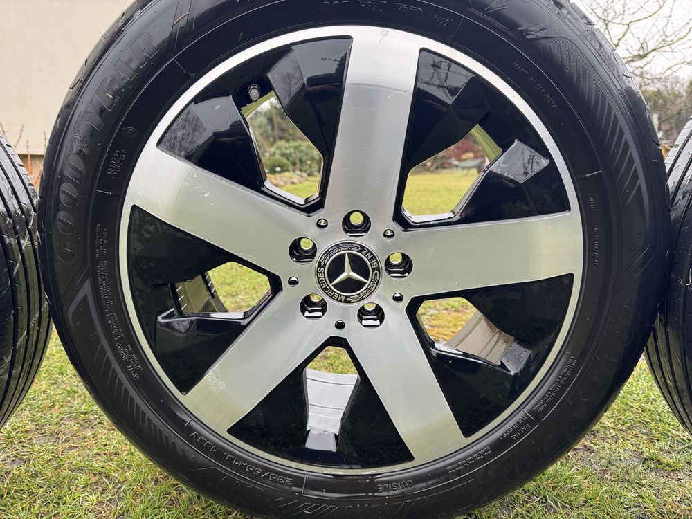 Felgi aluminiowe 18 mercedes C E B GLB GLA GLC 5x112 czujniki 235/55/1