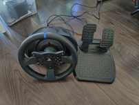 Kierownica Thrustmaster TX, obręcz T300, pedały.