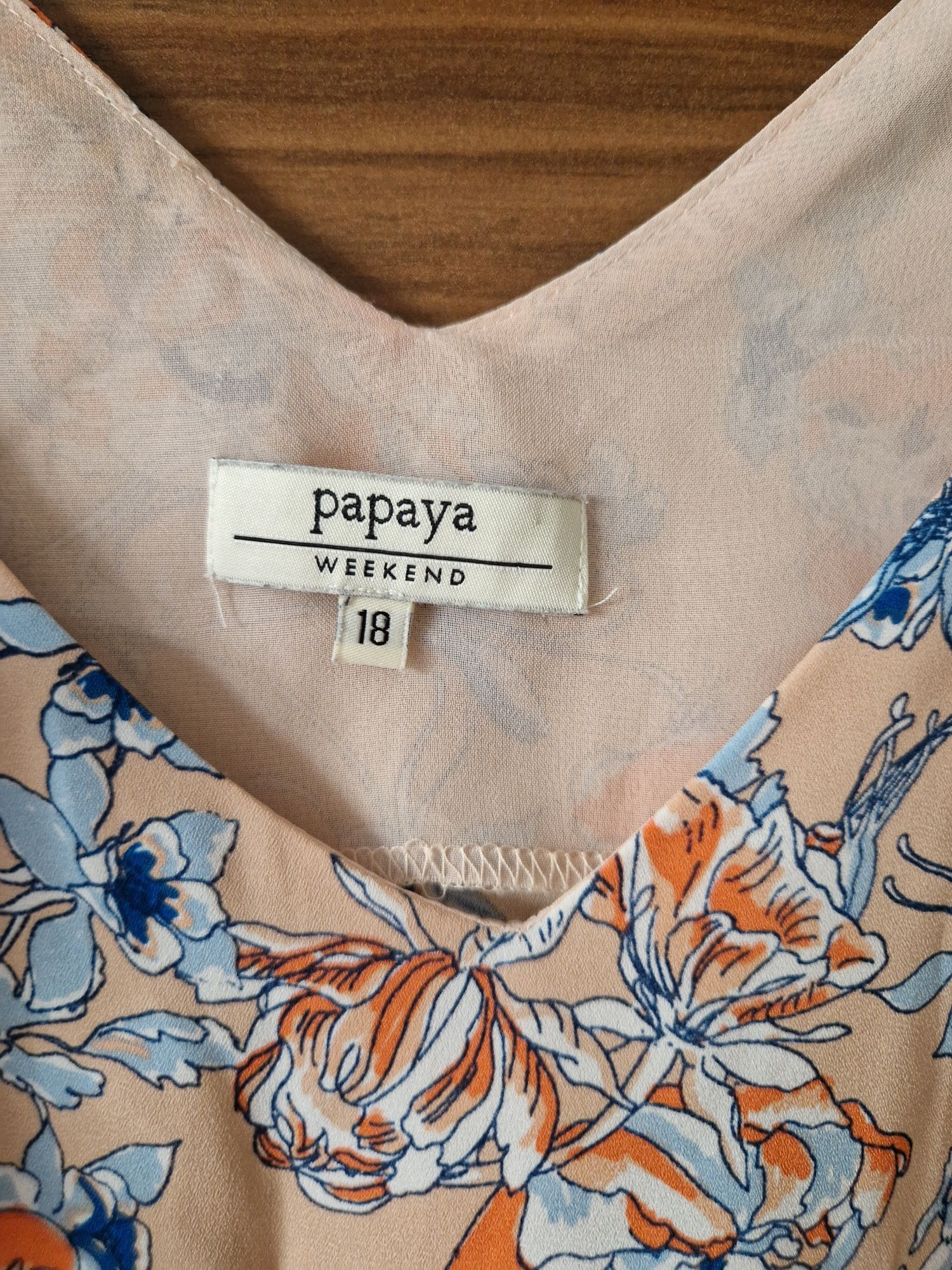 Bluzka na ramiączkach Papaya