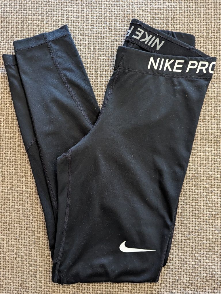 Nike Pro женские спортивные лосины, леггинсы, тайтсы. S