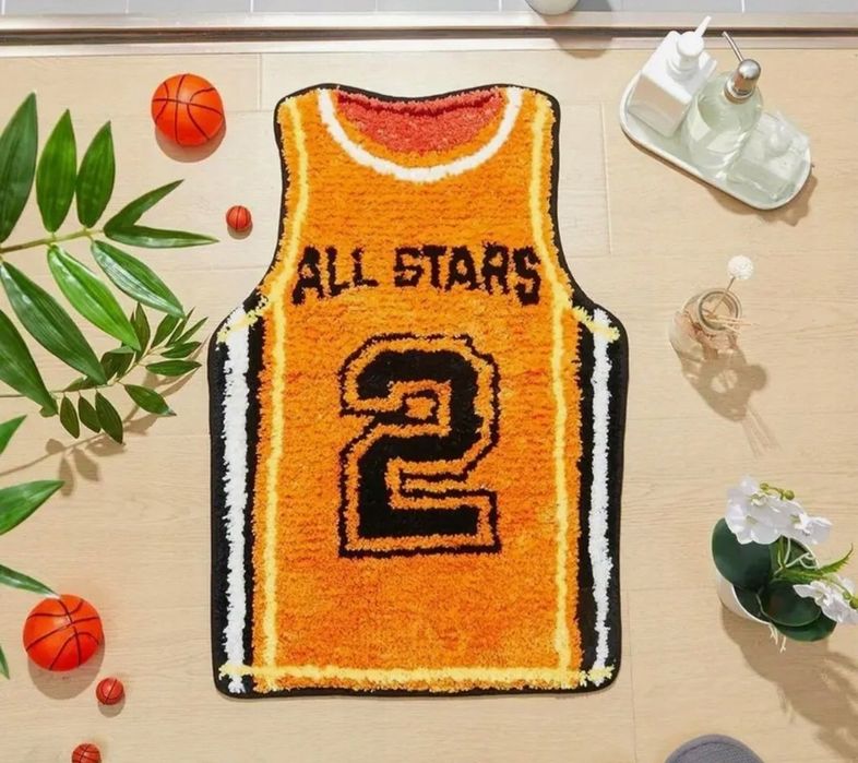Dywan Koszykówka NBA ALL STARS 60 x 40 cm mata antypoślizgowa