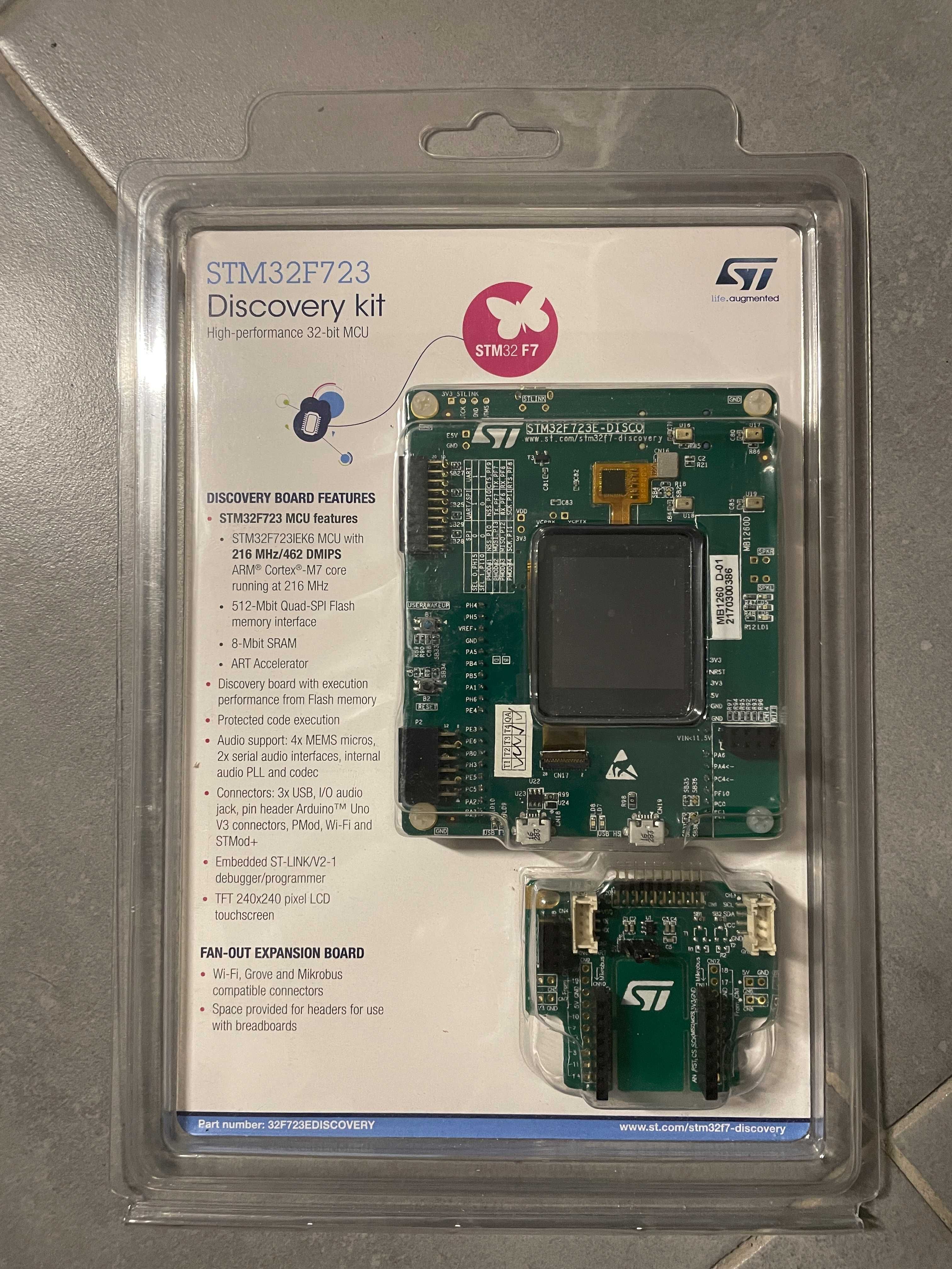 STM32F723E-DISCO - zestaw uruchomieniowy z mikrokontrolerem
