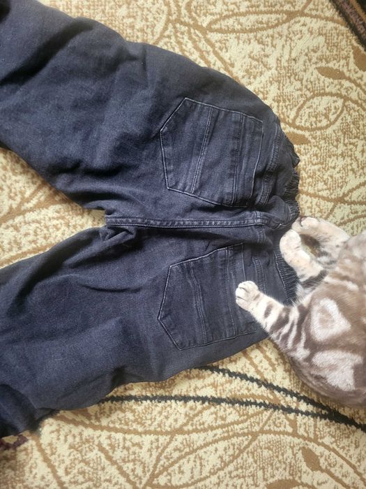 Джинсові теплющі штани для підлітка(3 інші пари в подарунок)