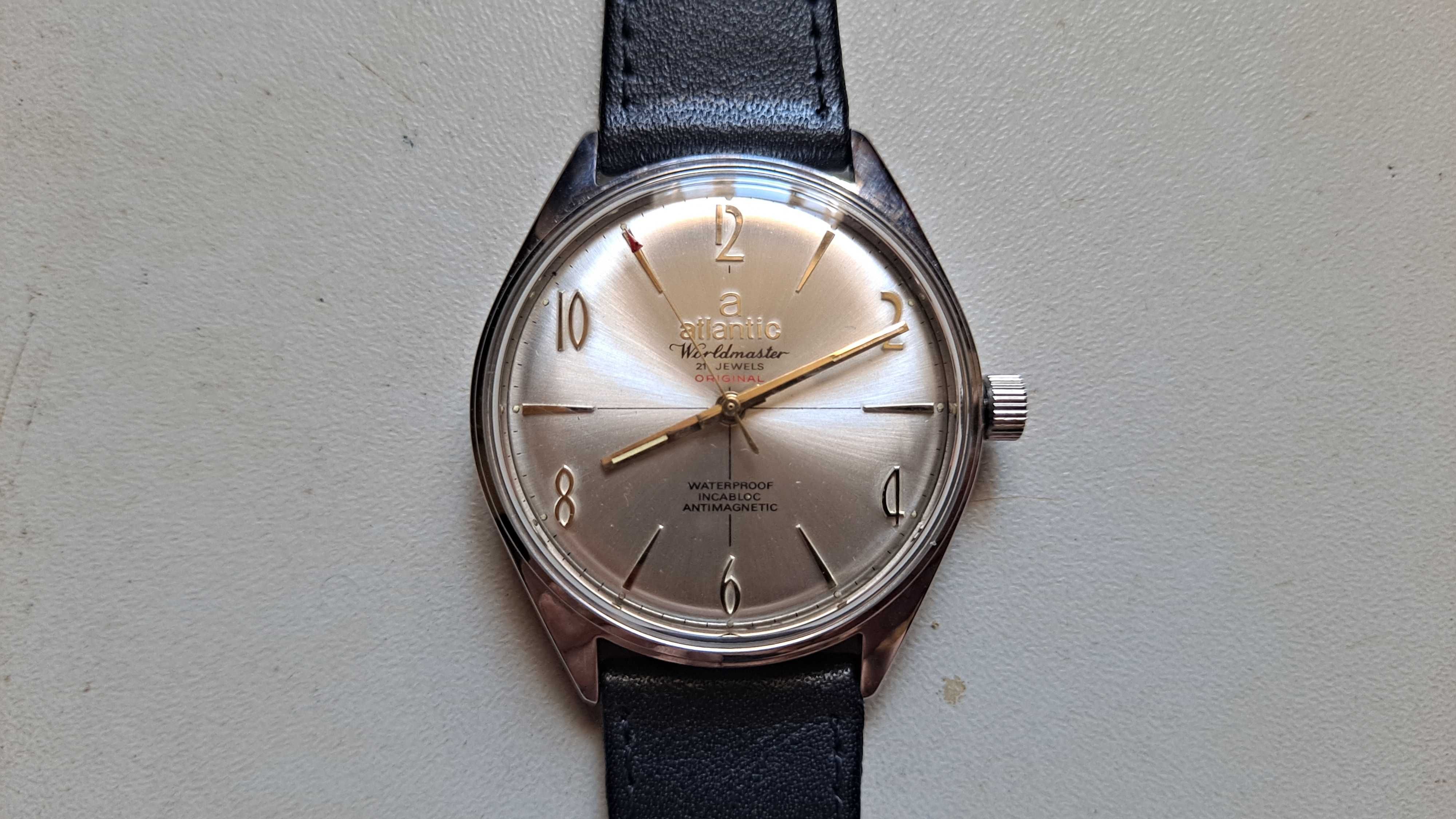 ATLANTIC worldmaster STALOWY zegarek 10