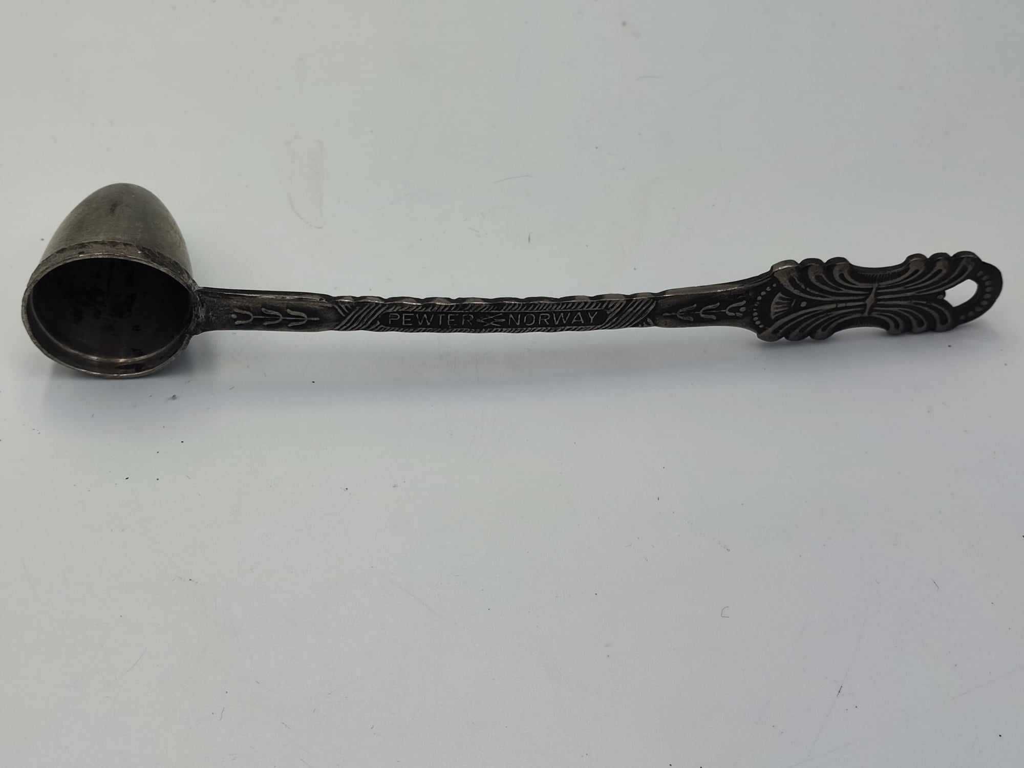 Stare mosiężne gasidełko do świeczki,Pewter